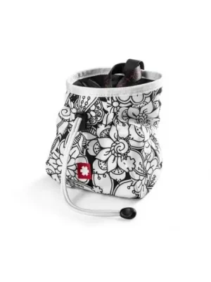 Ocún Lucky + Belt pytlík na magnézium Flowers White Nejlepší Cena
